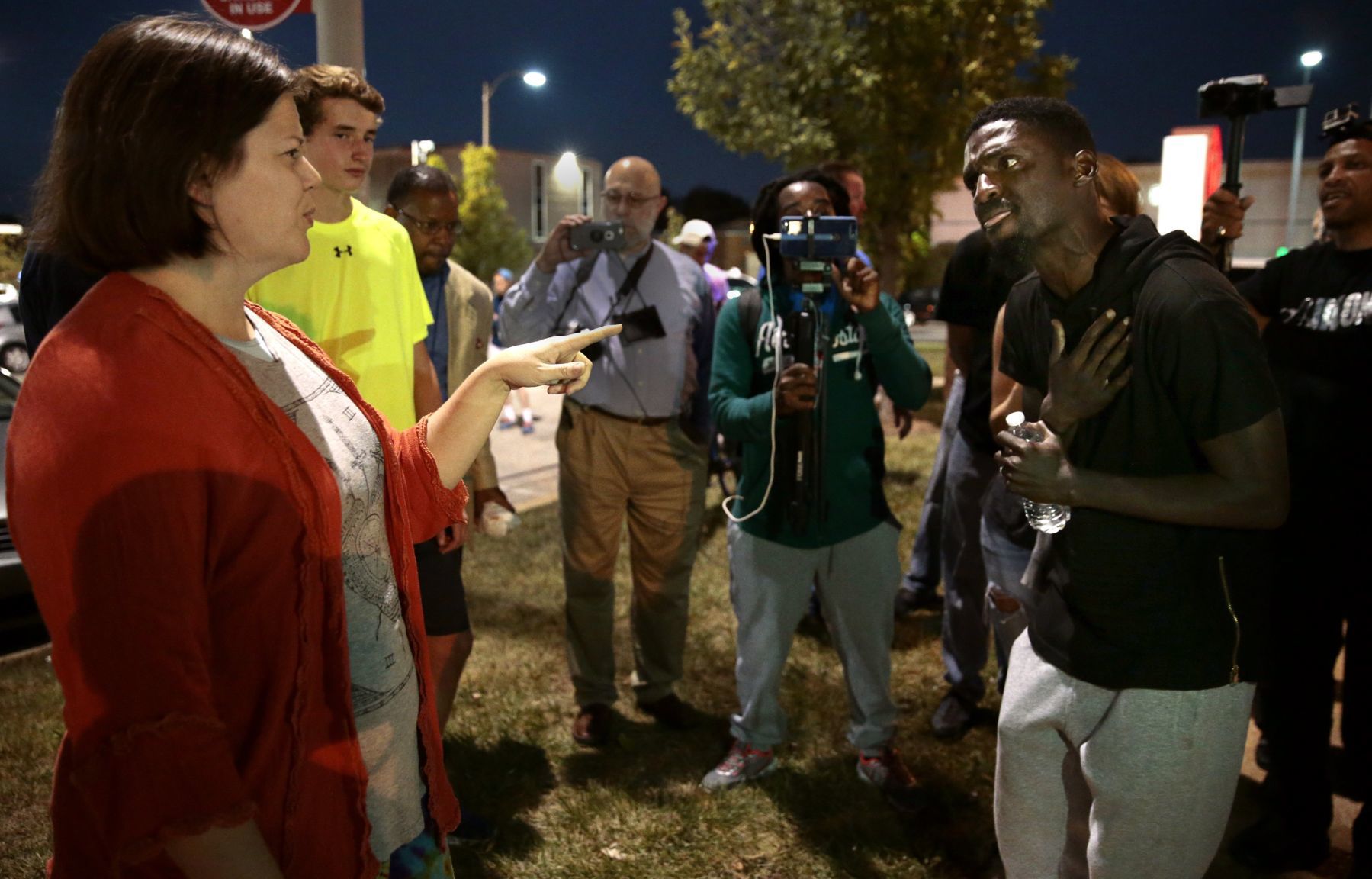 Protesters rally at police union hall